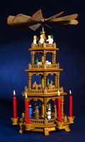 velas piramidales V como Velas 