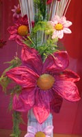 Papierblumen P wie Paralleltechnik 
