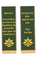 Kranzschleife K wie Kerze 