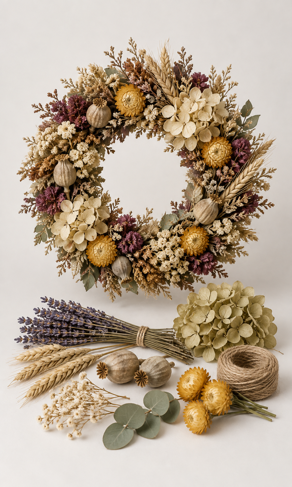 Trockenfloristik T wie Tischschmuck