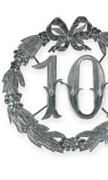 couronne de numéro C pour Campanula 