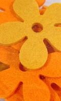 felt flowers F like fall flowers 