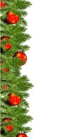 Tannengirlande T like table decoration 