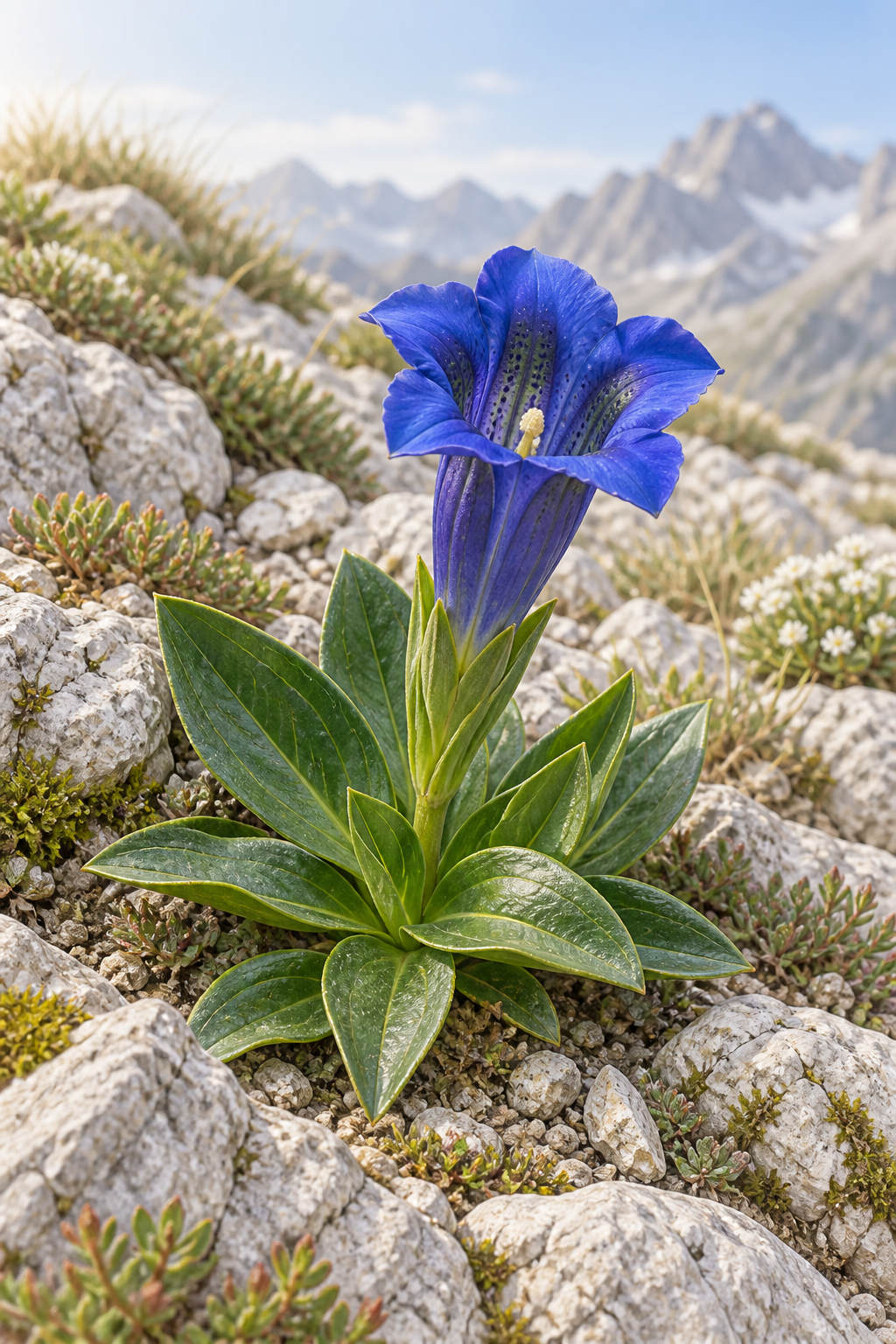 Alpen-Enzian (Gentiana alpina): Standort, Pflege & Winterhärte Steingartenpflanzen