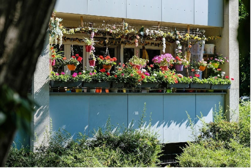 Kübel, Topf und Blumenkasten für den Balkon
