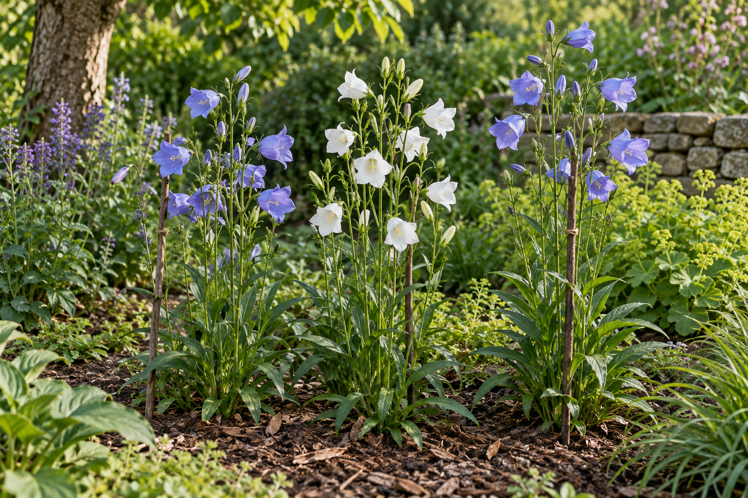 Pfirsichblättrige Glockenblume (Campanula persicifolia): Pflege, Standort & Vermehrung Gartenstauden