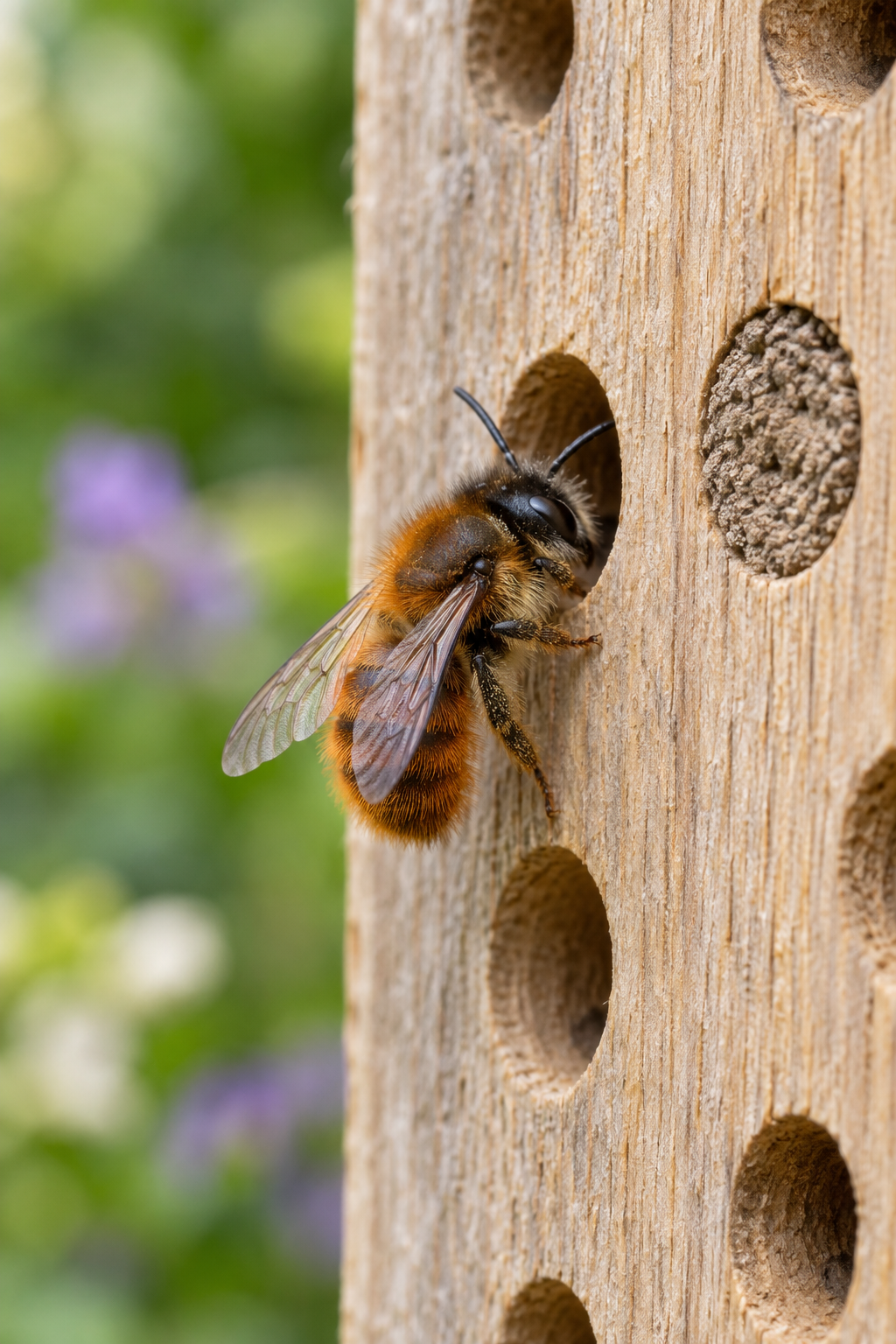 Welche Wildbienen nutzen ein Insektenhotel? Arten und Nisthilfen Insektenhotel