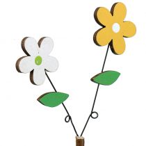 Artikel Dekostecker Holzblume H44cm 6 St