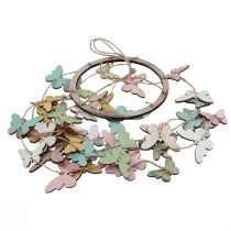 Artikel Windspiel Deko Schmetterlinge Fensterdeko Holz Ø15cm 55cm