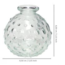 Artikel Kleine Glasvase Kugelvase Vase klar Ø8,5cm H8cm