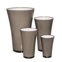 Artikel Vase „Fizzy“ Platingrau Ø13,5cm bis ca. Ø28,5cm 1 St