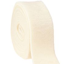Artikel Filzband Weiß 7,5cm, 5m