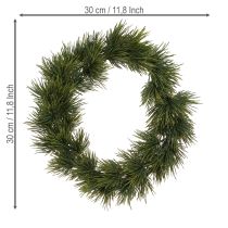 Artikel Adventskranz künstlich Pinienkranz Tannengrün Deko Ø30cm