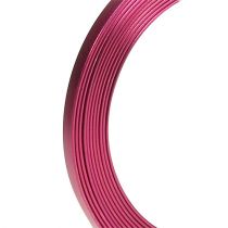 Artikel Aluminium Flachdraht Pink 5mm x 1mm 2,5m