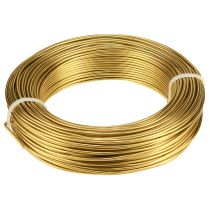 Artikel Aluminiumdraht 2mm Basteldraht Dekodraht Gold 500g 60m