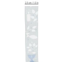 Artikel Band Kommunion Konfirmation Deko Schleifenband Taufe Hellblau 25mm 20m