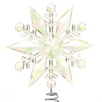 Artikel Baumspitze Weihnachten Schneeflocken Deko Ø14,5cm