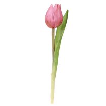 Artikel Blumen Deko Tulpen künstlich Kunstblumen Lila 20cm 6 St