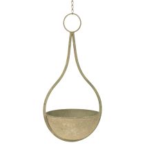 Artikel Blumenampel, Hängeampel, Metall-Deko Garten Ø16cm H38cm