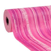 Artikel Blumenpapier 37,5cm Pink Streifen 100m