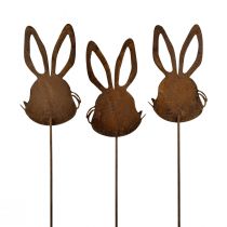 Artikel Blumenstecker Rost Hasen Deko 7,5cm×11,5cm 6 St