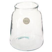 Artikel Blumenvase Glas Klar Glasvase Tischdeko Ø18cm H22cm