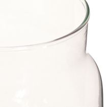 Artikel Blumenvase Glas klar Vase für Deko im Glas H20cm