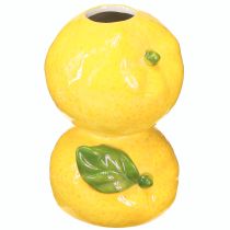 Artikel Blumenvase Zitrone Keramikvase Deko mediterran H13cm