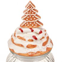 Artikel Bonboniere Glas Weihnachten, Keksglas Tanne Ø11cm H21cm