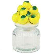 Artikel Bonboniere Glas mit Deckel Zitronen Keksglas Ø11cm H19cm