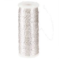 Artikel Bouilloneffektdraht 100g Silber