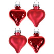 Artikel Christbaumschmuck Herzen Rot 3cm 22 St