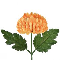 Artikel Künstliche Blume Chrysantheme Orange Ø7cm 18cm 4St