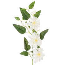 Artikel Künstlicher Clematis Zweig mit Blüten für elegante und pflegeleichte Dekoration 81cm 2St