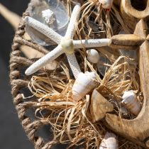 Artikel Maritime Wanddeko DIY Box Dekoring Anker Muscheln Ø38cm