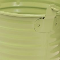 Artikel Deko Eimer Metall Pflanztopf Henkel 4 Farben Ø11cm 8 St