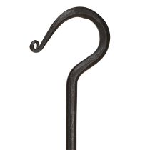 Artikel Deko Haken aus Metall in Schwarz Metallhaken L40cm 2St