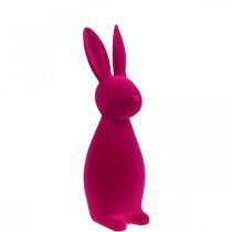 Artikel Deko Hase Pink Deko-Osterhase Beflockt H47cm