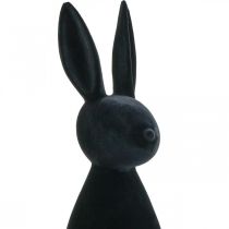 Artikel Deko Hase Schwarz Deko-Osterhase Beflockt H69cm