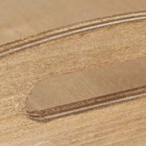 Artikel Deko Holz Tablett länglich FSC in Natur 58cmx28cmx6cm