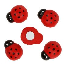 Artikel Deko-Marienkäfer zum Kleben 2,5cm Rot 72 St
