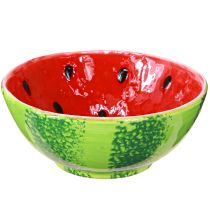 Artikel Deko Schale Keramik Wassermelone Sommerdeko Ø15cm H6cm