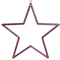 Artikel Deko Sterne Christbaumschmuck Berry Glitter Ø12cm 12 St