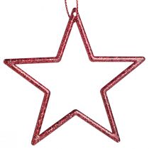 Artikel Deko Sterne Weihnachtssterne zum Hängen Rot 7,5cm 40 St