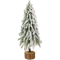 Artikel Deko Tannenbaum beschneit Sockel mit Rinde Ø20cm H50cm