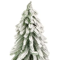 Artikel Deko Tannenbaum beschneit Sockel mit Rinde Ø20cm H50cm