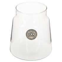 Artikel Deko Vase Glas Blumenvase Transparent Ø14cm H15cm