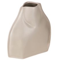 Artikel Deko Vase Keramik Grau Moderne Keramikdeko 22×9×22,5cm