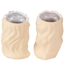 Artikel Deko Vase Keramik Übertopf Mädchen Ø7,5cm H16cm 2St