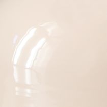 Artikel Deko Vase Metall in Braun Cappuccino Emaille H25,5cm